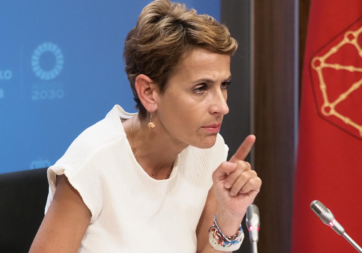 Comparecencia de María Chivite, en directo: declaraciones tras la dimisión del número dos de PSN por ocultar que su pareja trabajó en la empresa de Santos Cerdán hoy