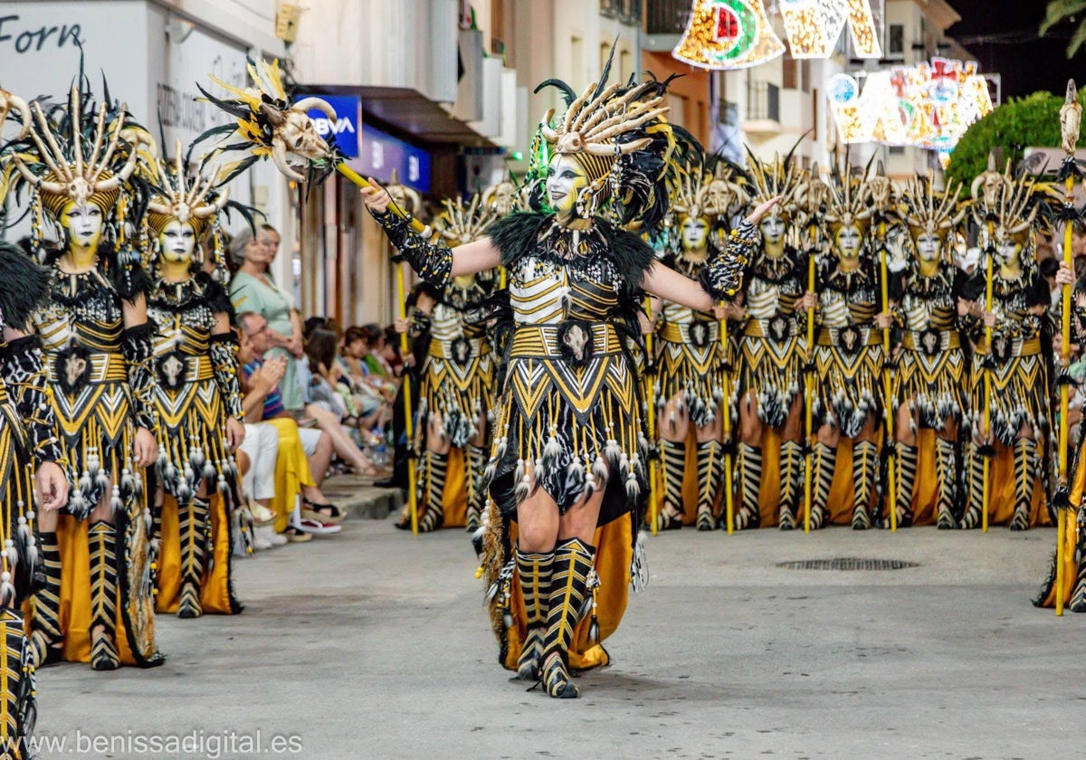 Imagen de archivo de la Entrada de Moros y Cristianos de Benissa