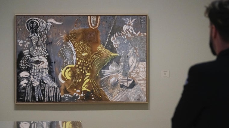 Imagen de la exposición del pintor Óscar Domínguez