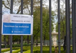 El Ayuntamiento mantendrá el protocolo de cierre de El Retiro, pero estudia modificarlo en los otros ocho parques históricos