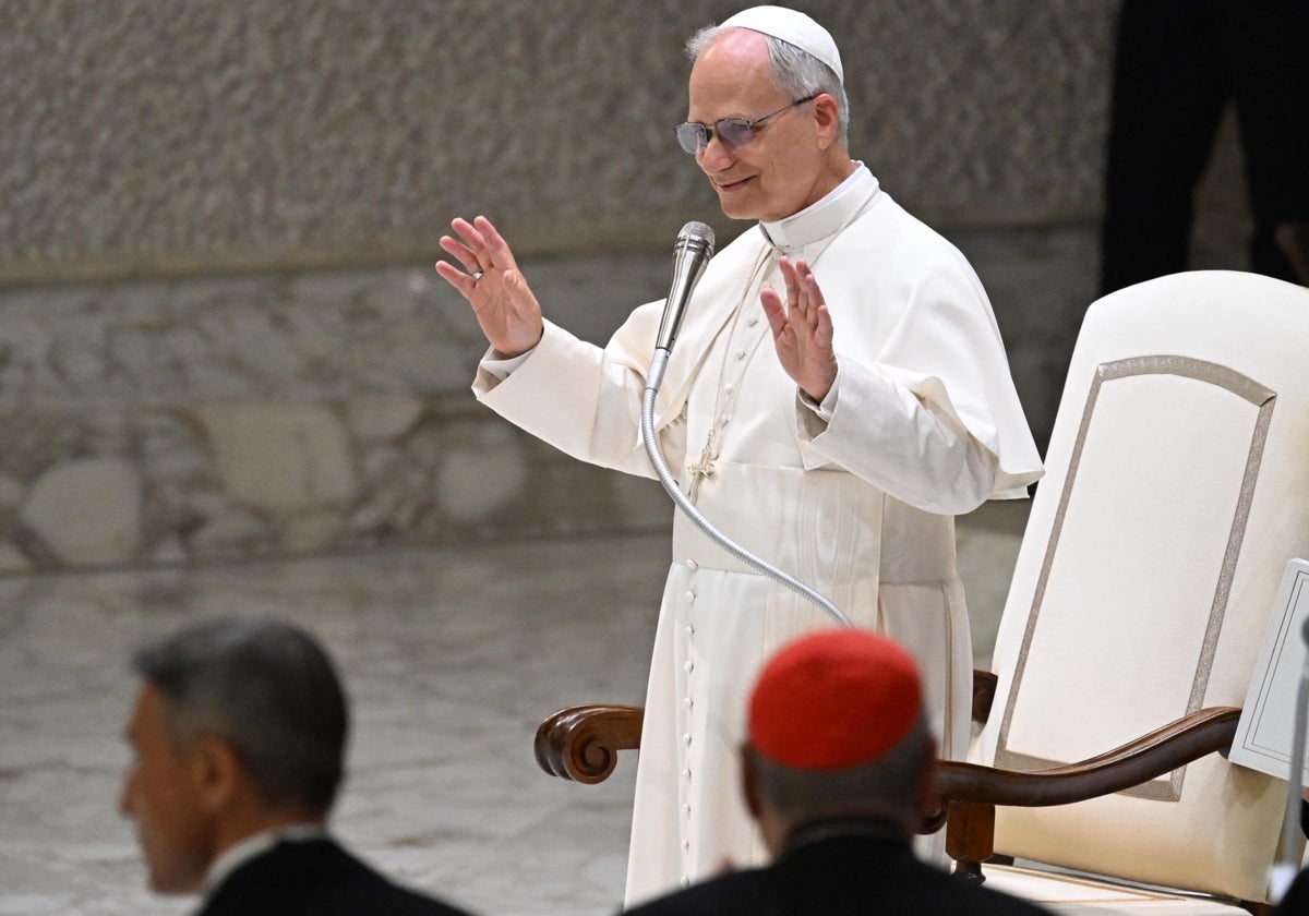 El Papa León XIV pocos días después de su nombramiento
