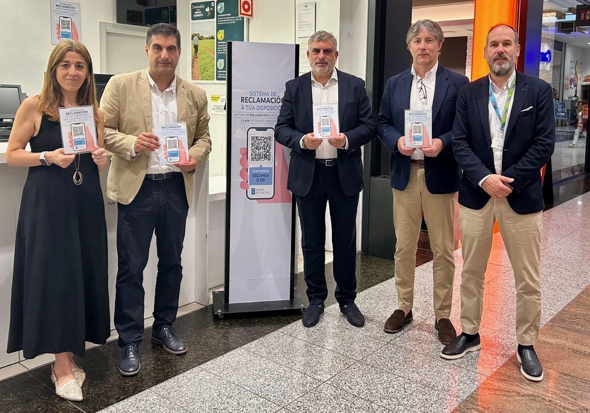 Presentación del sistema de reclamación digital de Carrefour, en Santiago