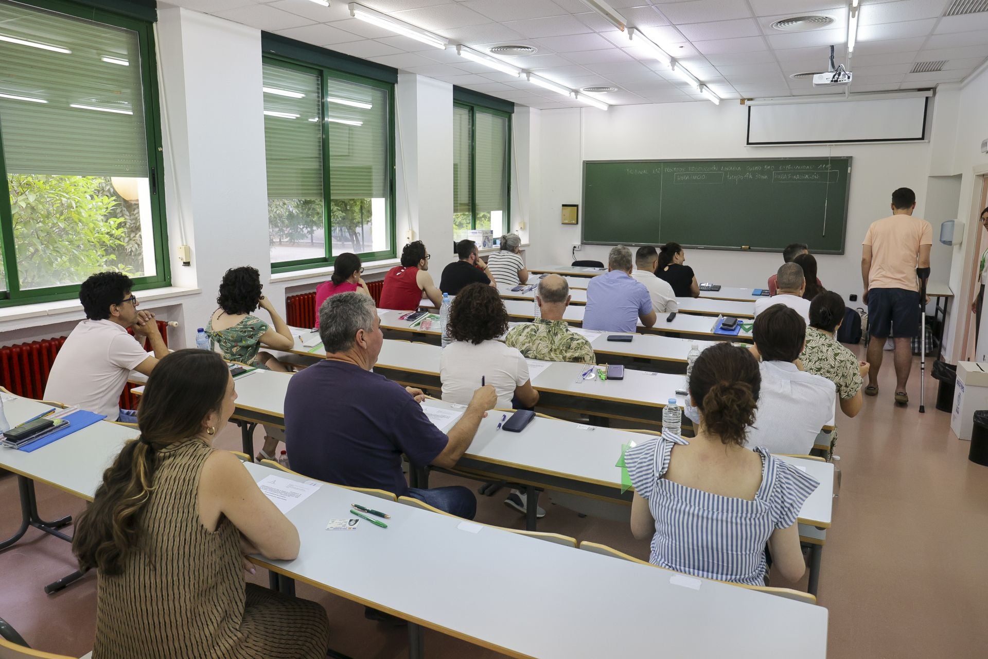 Opositores en una de las sedes de Córdoba
