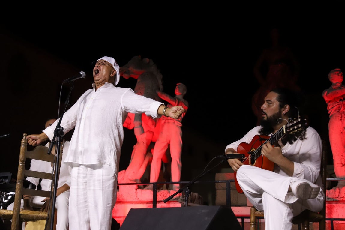 El Pele y Chico Pérez deslumbran con su talento en la Noche Blanca del Flamenco en Córdoba, en imágenes
