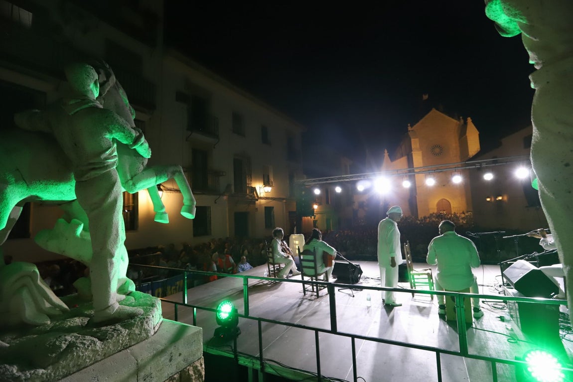 El Pele y Chico Pérez deslumbran con su talento en la Noche Blanca del Flamenco en Córdoba, en imágenes