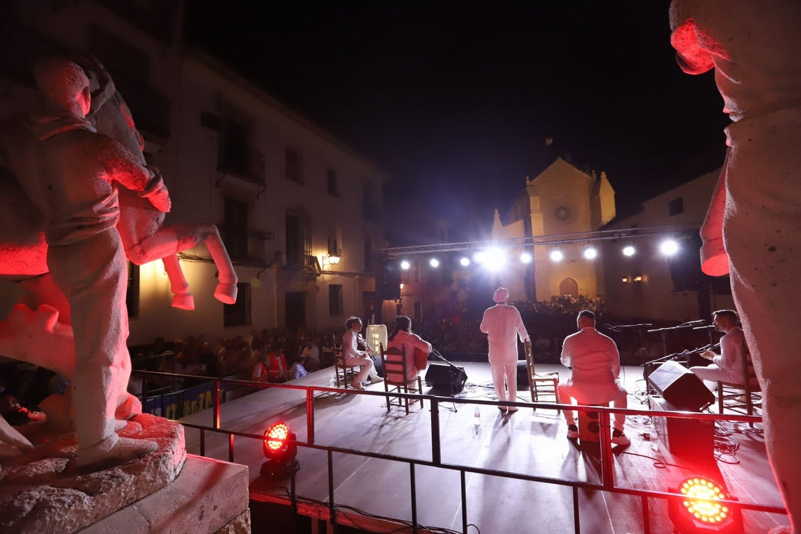 El Pele y Chico Pérez deslumbran con su talento en la Noche Blanca del Flamenco en Córdoba, en imágenes