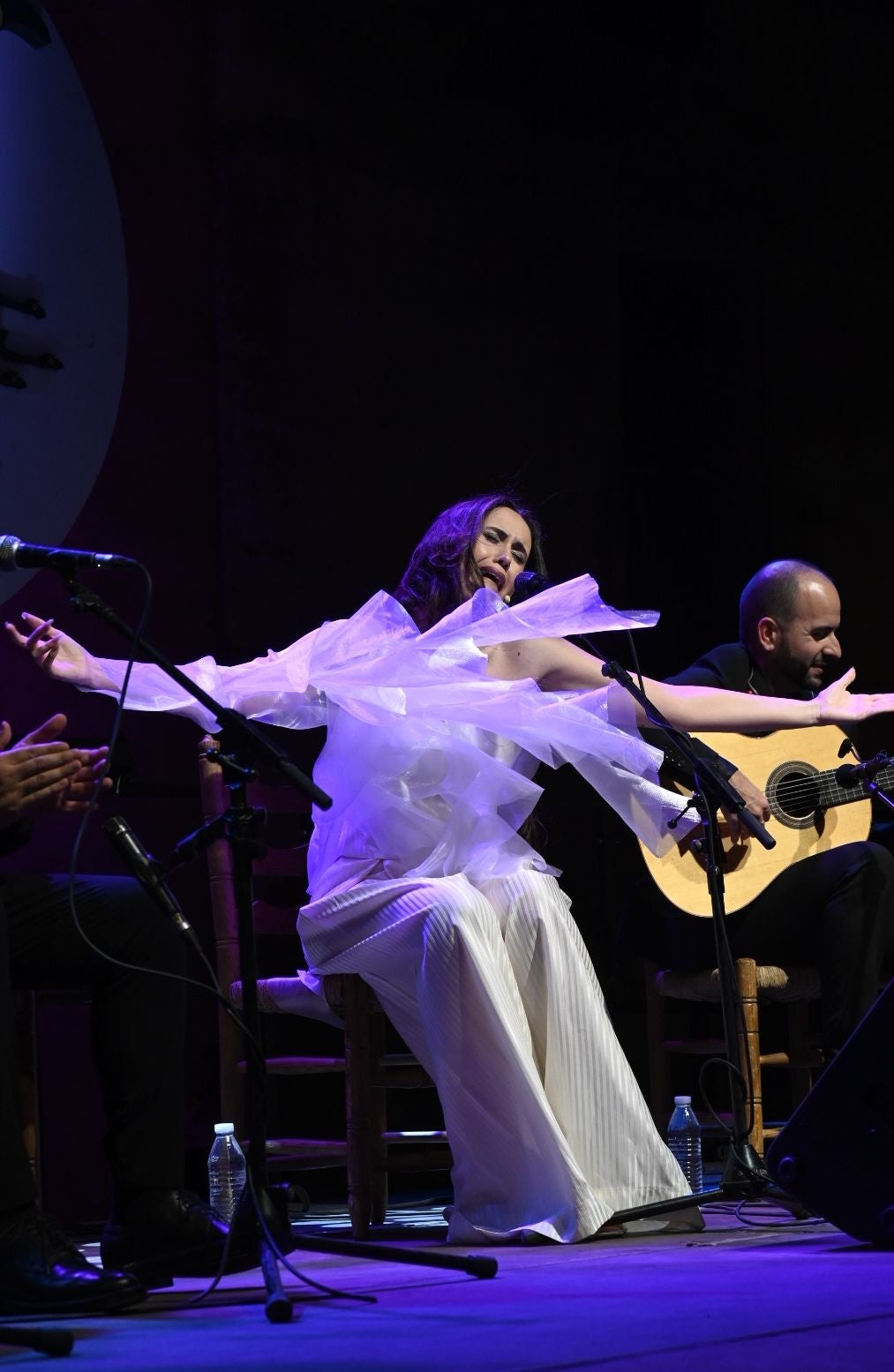 La pureza de Aurora Vargas y la fuerza de Rocío Luna y Rafa del Calli en La Noche Blanca del Flamenco de Córdoba, en imágenes