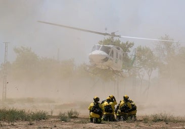 El plan Infoca, en números: 3.600 profesionales, 40 aeronaves y 2.200 de toma de agua en montes...