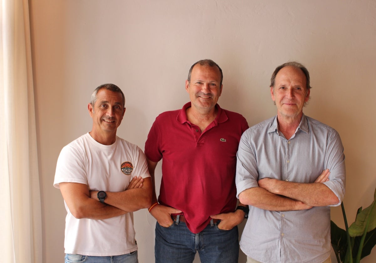 Fernando Brotons, Alfonso Fores y Daniel Artiguez