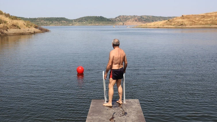 La playa de la Breña en Almodóvar, en imágenes