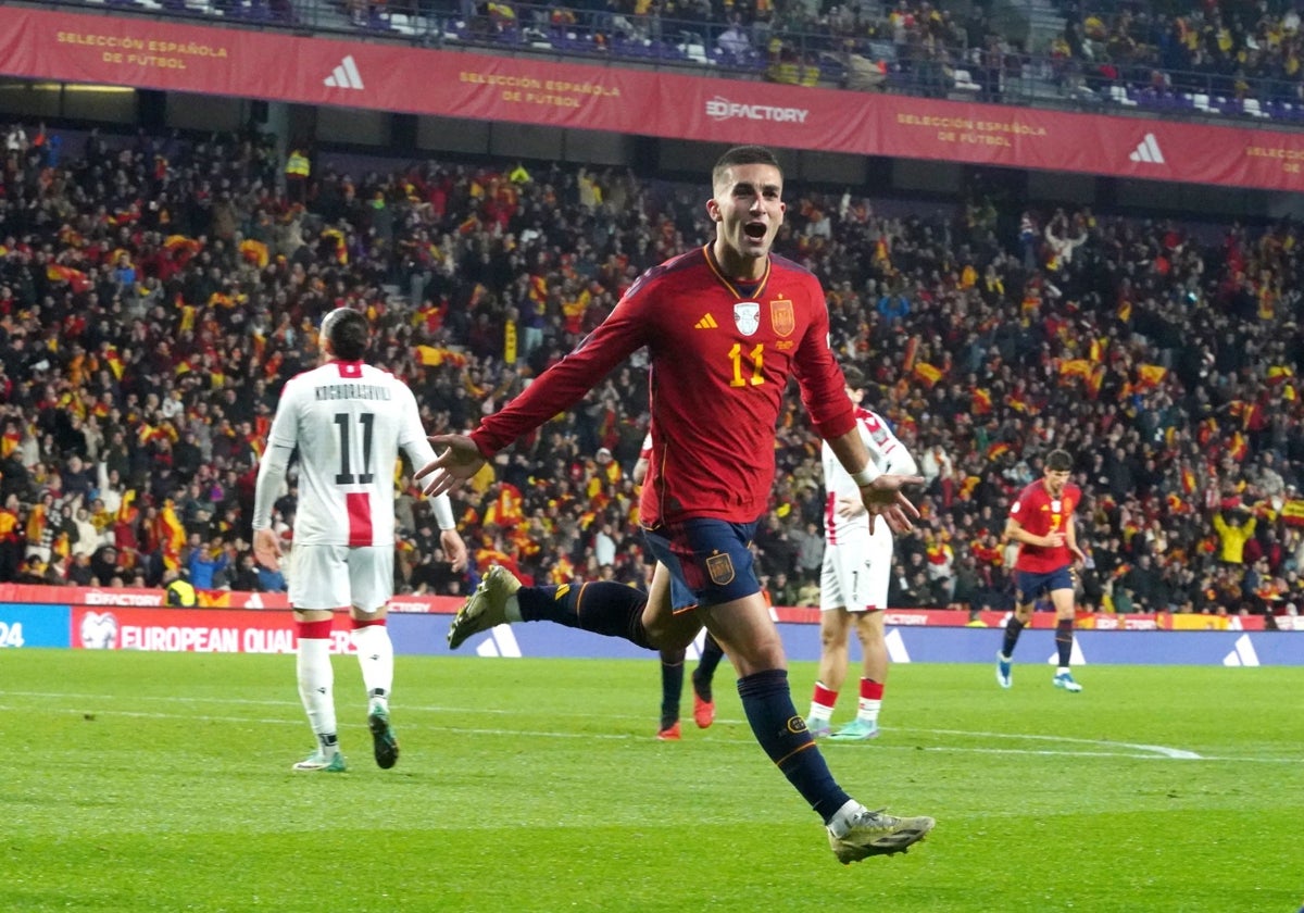 El Estado José Zorrilla acogió en noviembre de 2023 el partido clasificatorio entre las selecciones de España y Georgia