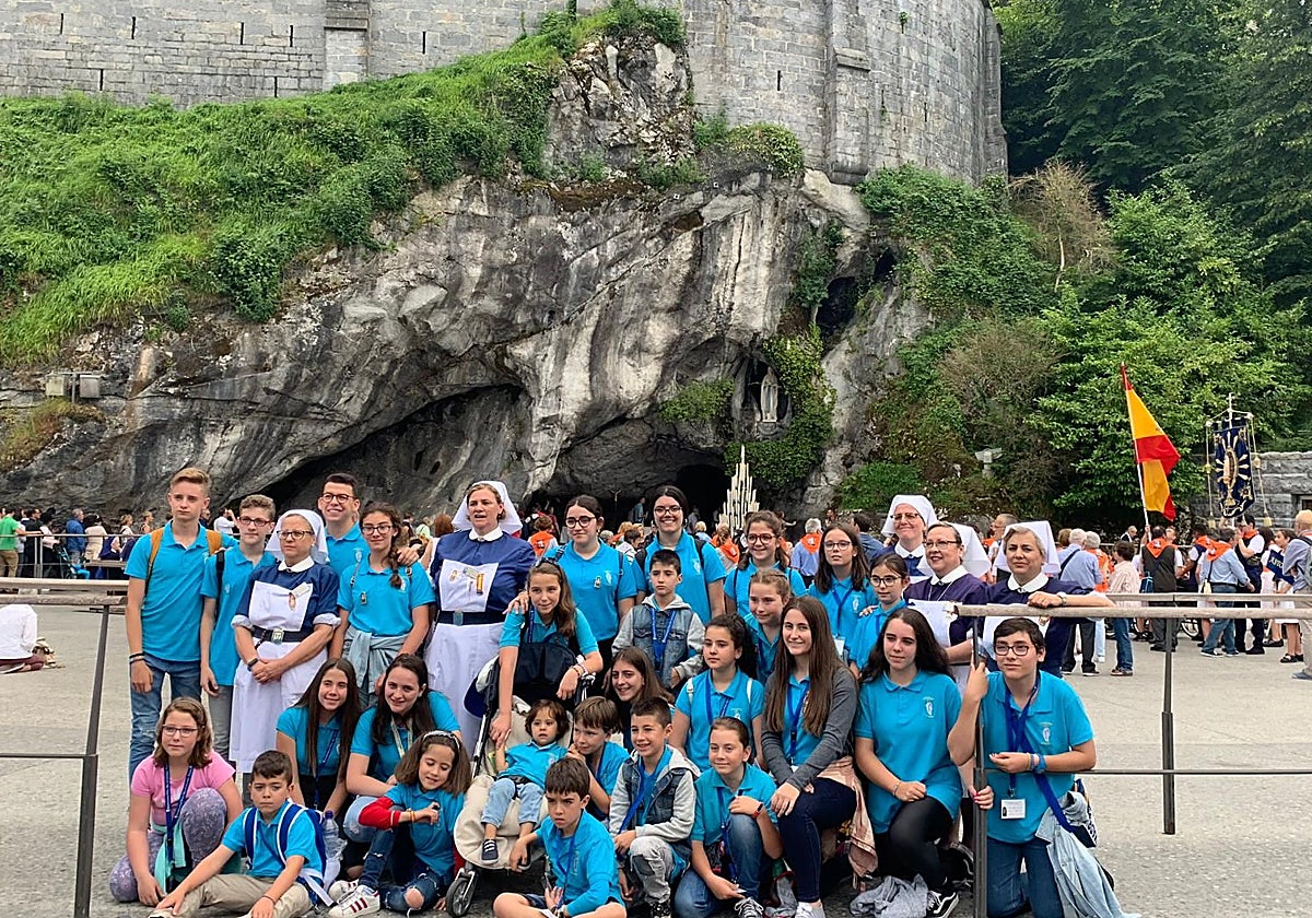 Imagen del último peregrinaje a Lourdes