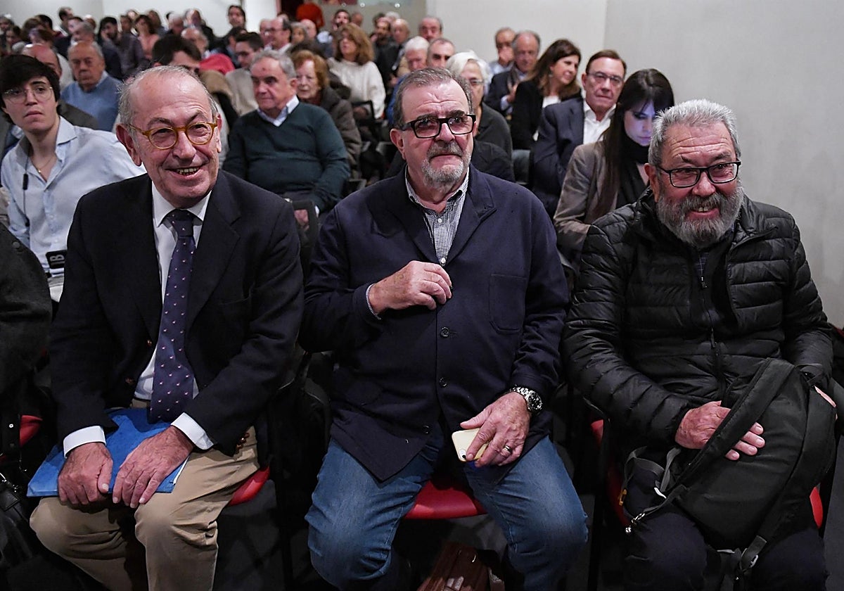 Nicolás Redondo, José Rodríguez de la Borbolla y Cándido Méndez.