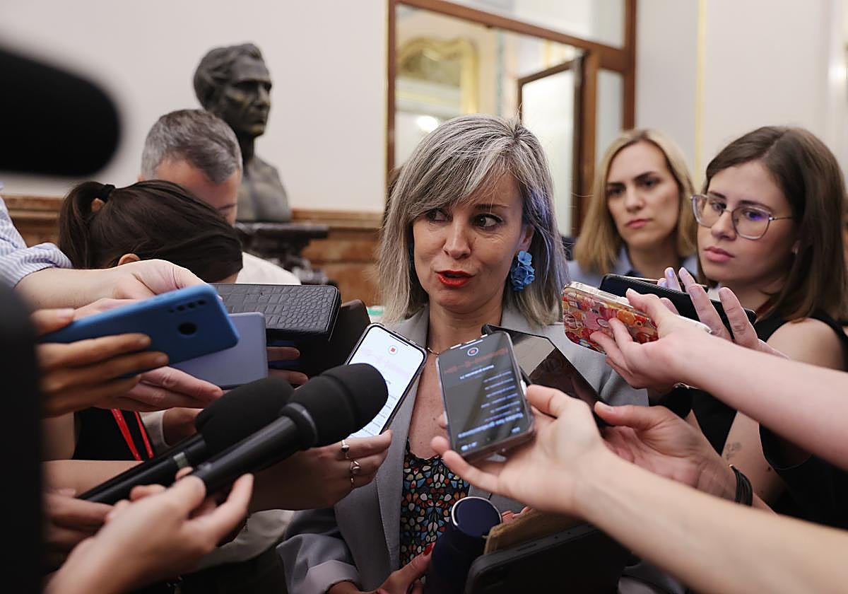 Verónica Martínez Barbero, portavoz de Sumar.