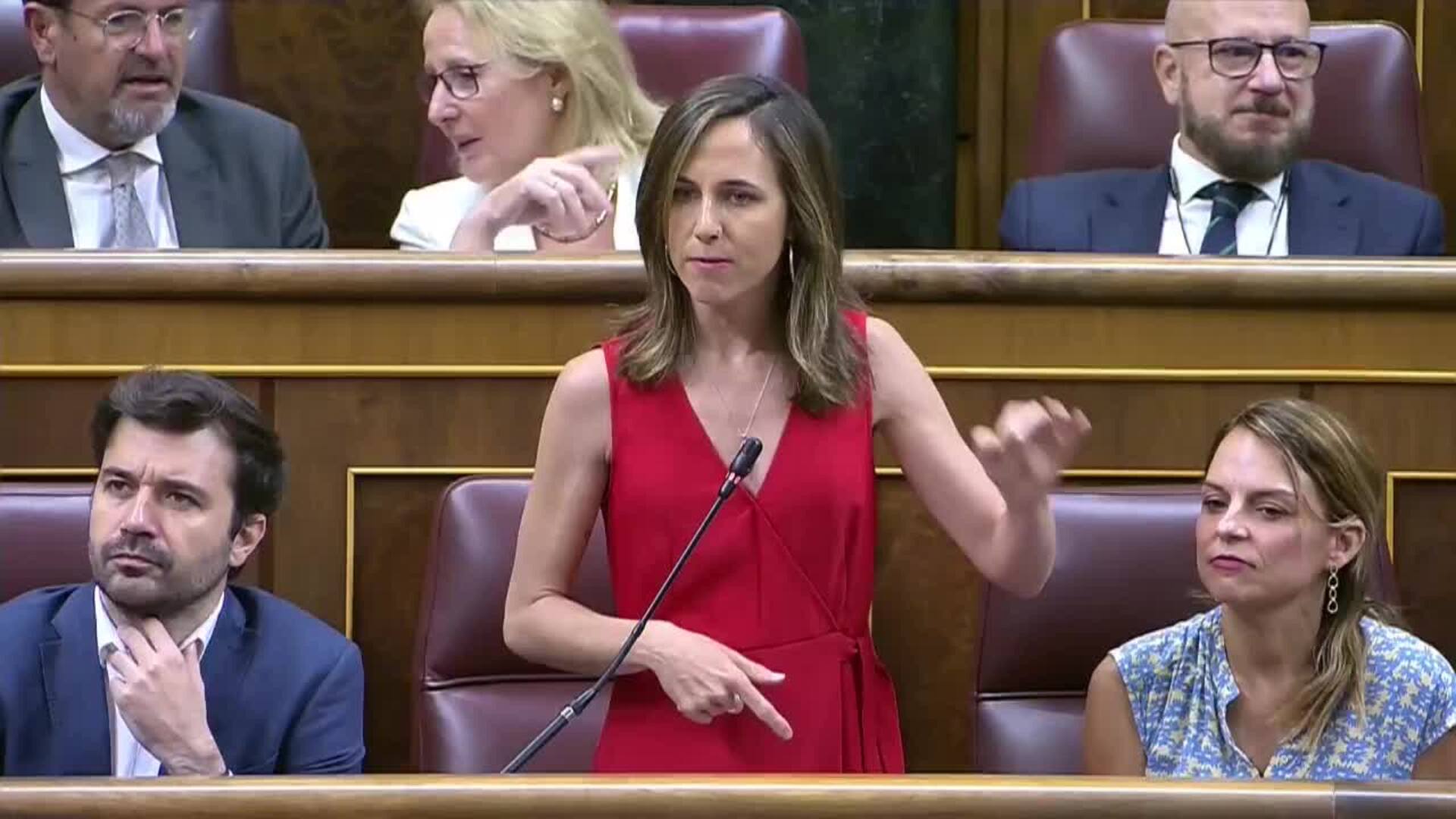 Belarra vuelve a exigir que no aumente el gasto militar: &quot;Fuck Trump y fuck OTAN&quot;