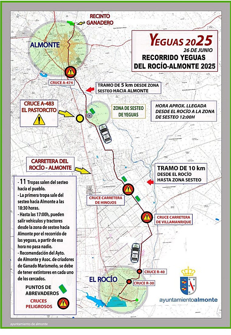 Almonte se prepara para la &#039;Saca de las yeguas&#039;: un evento ganadero con sabor a historia