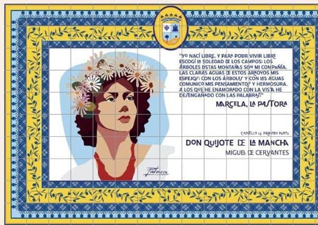 Imagen secundaria 1 - Tres de los murales que se expondrán en el 'Museo Palmero'