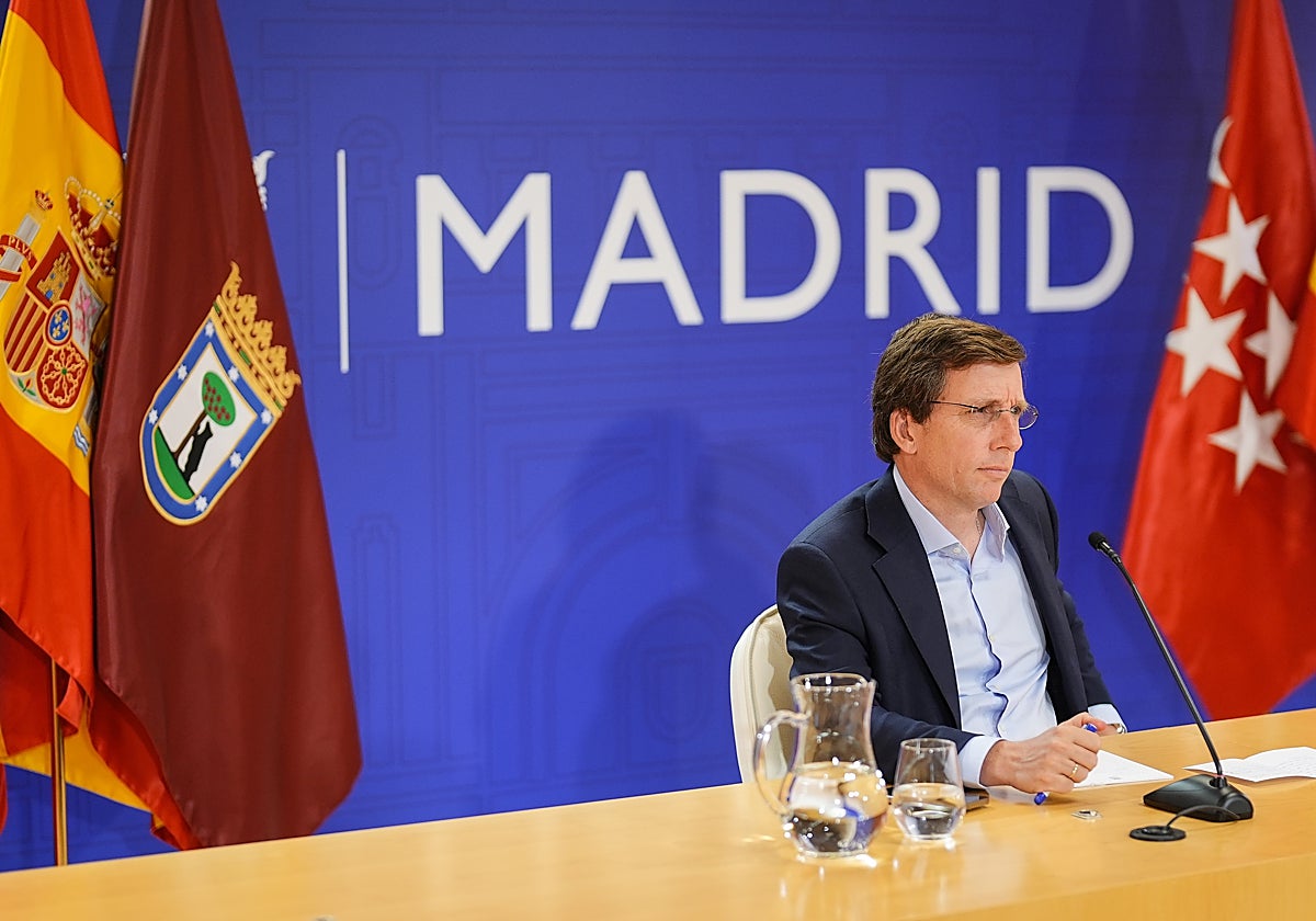 Almeida, en la rueda de prensa posterior a la Junta de Gobierno