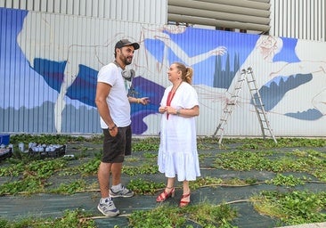 Un mural de Christian Sasa dará la bienvenida a la Copa Mundial de Danza