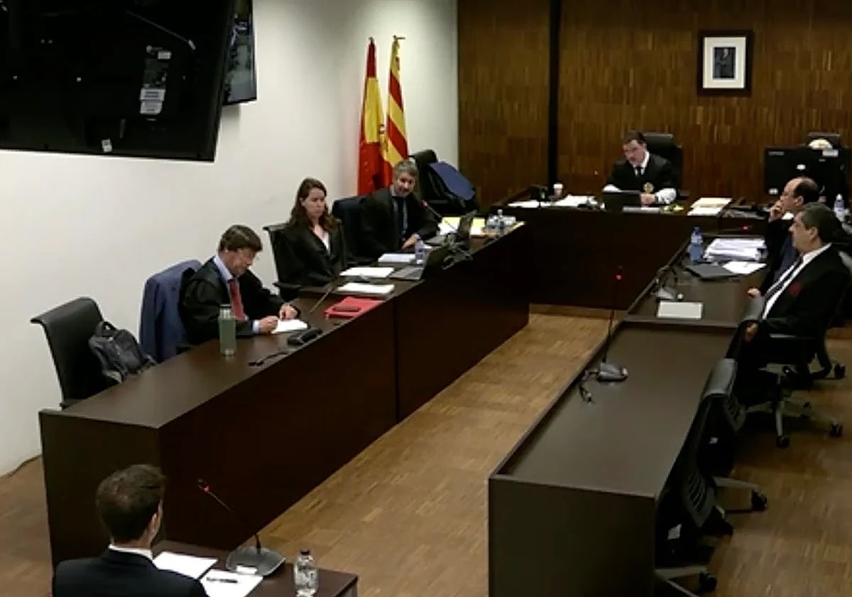 Francesc Rubiralta, durante el juicio por la demanda de 500 millones por supuestos créditos fraudulentos de Celsa