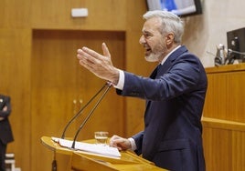 Azcón y su diccionario contra Moncloa: «Todos los diputados del PSOE Aragón le deben su escaño al 'cerdansanchismo'. Fue el pecado original'»