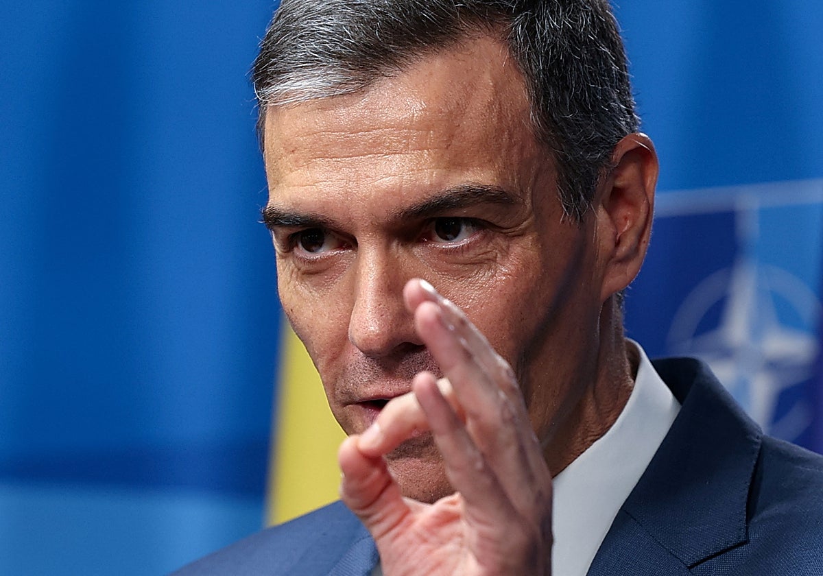 El presidente del Gobierno, Pedro Sánchez