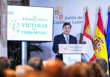 Mañueco critica que se quiera «blanquear al terrorismo y a sus sicarios a toda costa»