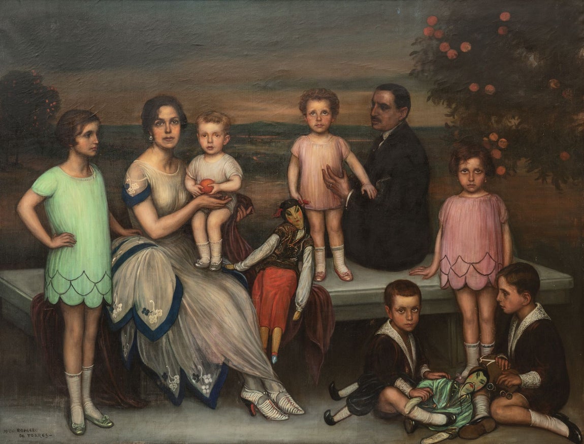 Las obras de Julio Romero de Torres en la colección de Blas García, en imágenes
