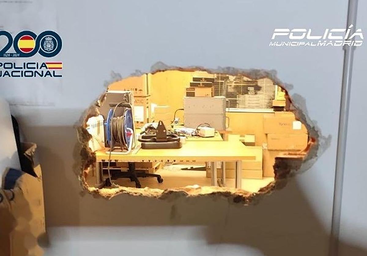 El butrón perpetrado por El Tigre, el Lupas y su banda