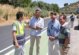 La Diputación invierte 500.000 euros en arreglar la carretera entre Cabra y Doña Mencía