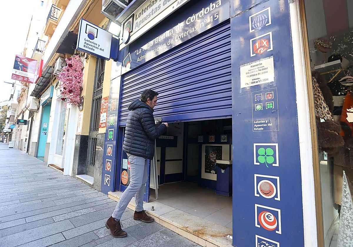 Administración de Lotería en la capital cordobesa