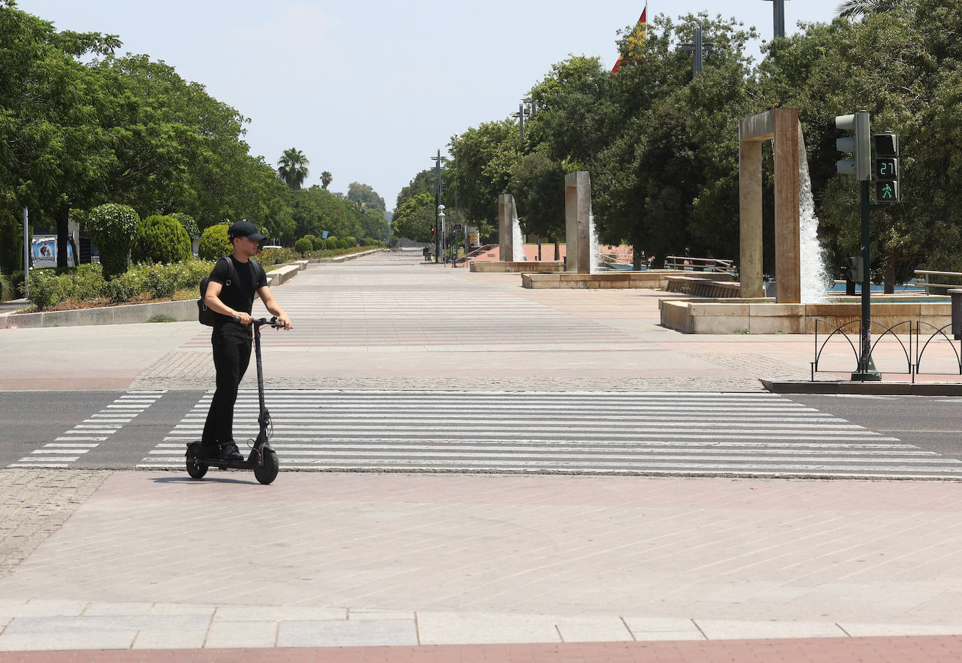Las imágenes de un tórrido domingo en Córdoba a más de 43 grados