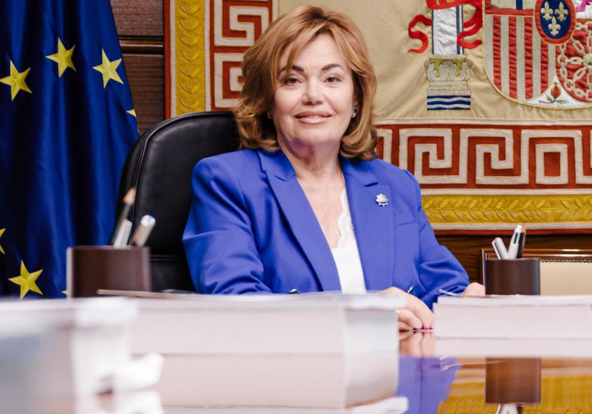 La vicepresidenta del Tribunal Constitucional, Inmaculada Montalbán Huertas