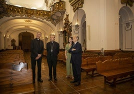 El presidente de la Diputación recibe al Obispo de Córdoba en su primera visita al Palacio de la Merced