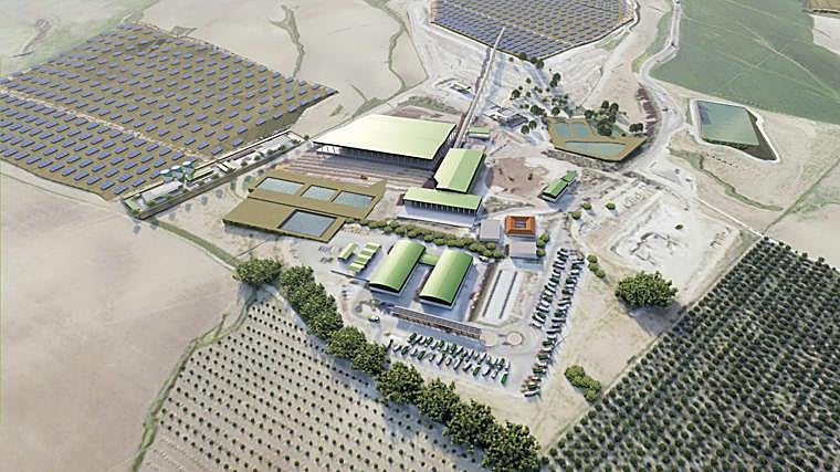 Infografía con una vista aérea del aspecto final que tendrá el complejo 'Sadeco 5.0'