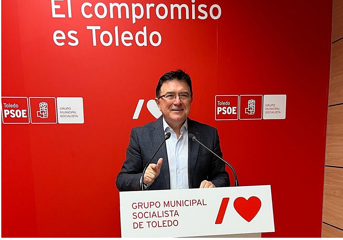 Teo García, concejal del PSOE del Ayuntamiento de Toledo