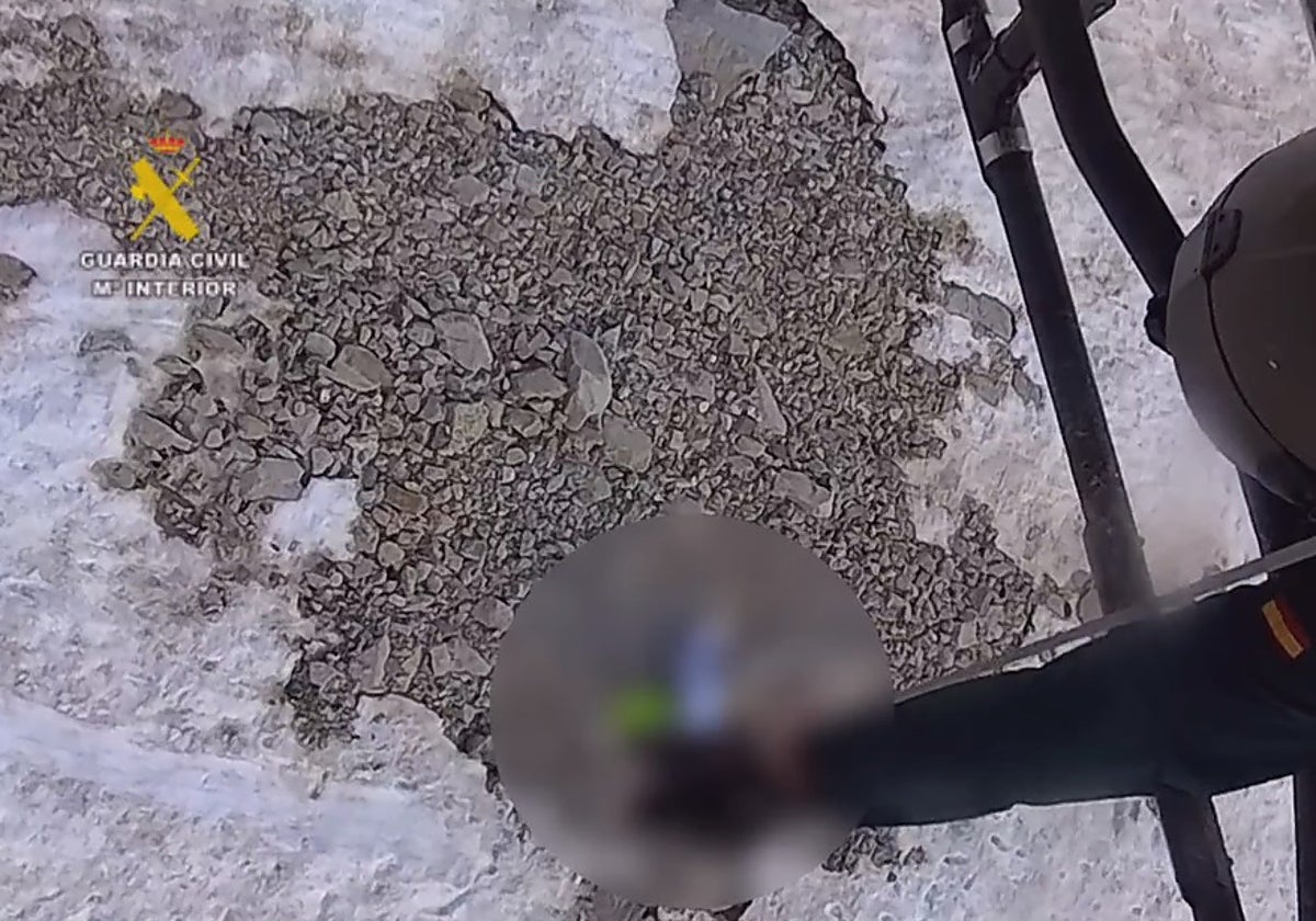 La intervención del Grupo de Rescate de Benasque