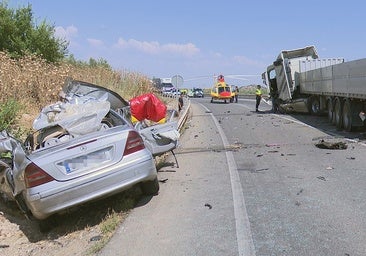 Muere un hombre de 49 años en un accidente de tráfico en la A-318 en Puente Genil