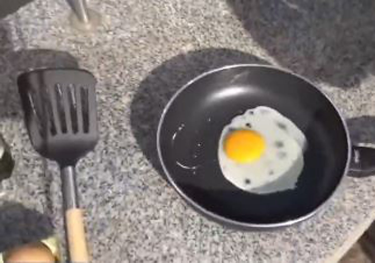 Un huevo frito a pleno sol en las calles de Córdoba