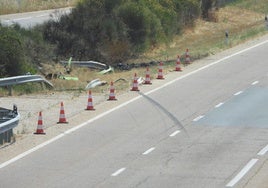 Así es la A52, la carretera del accidente mortal de Diogo Jota: un pavimento de pesadilla para las ruedas que ya ha provocado muchos reventones