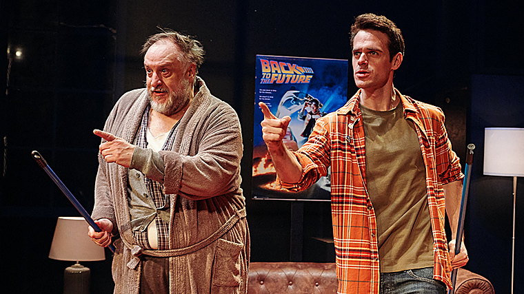 Una de las escenas de la obra 'Goteras'