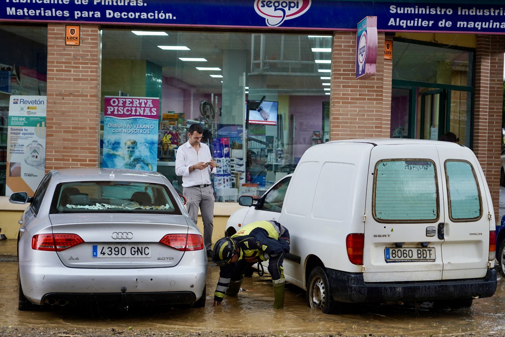 Medina de Rioseco, bajo una fuerte granizada