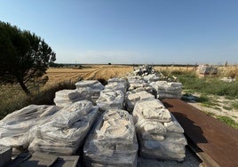 Recuperan 400 metros cuadrados de enlosado sustraídos de un convento protegido de Cuéllar (Segovia)