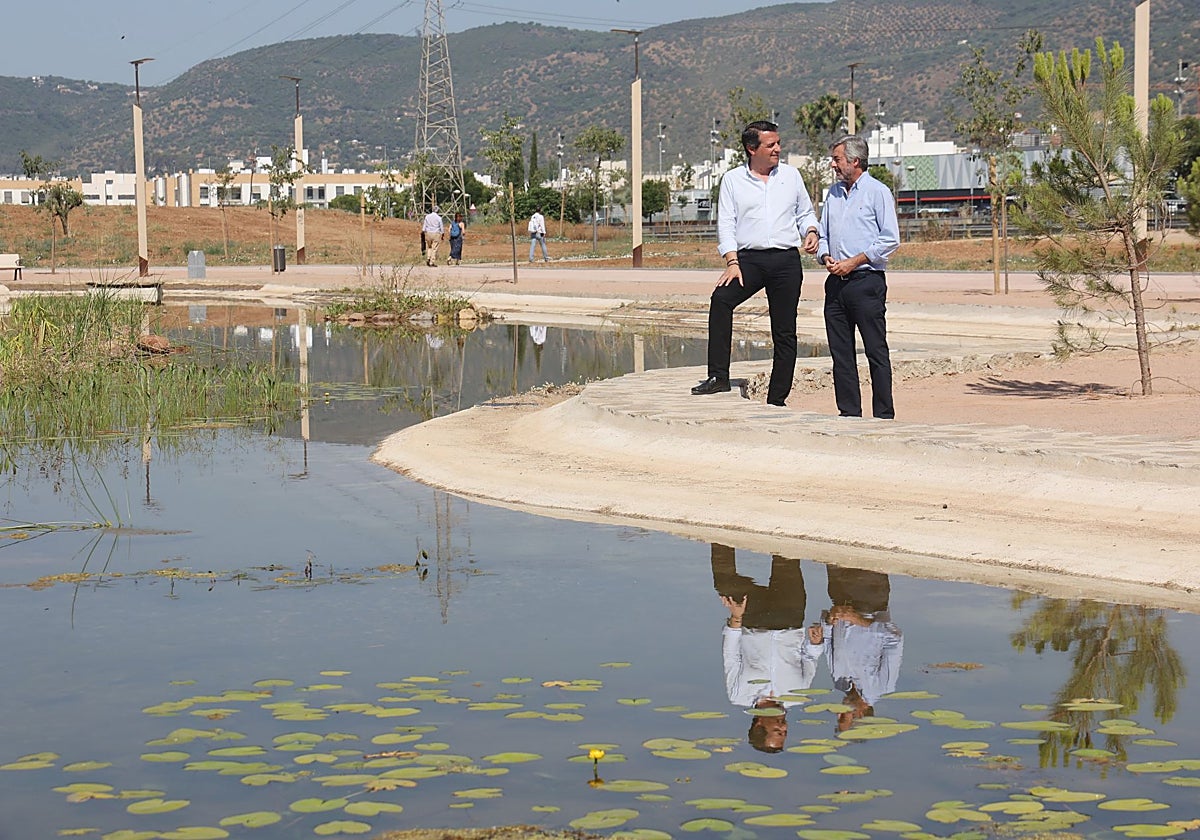 La fuente naturalizada del parque del Canal-Princesa de Asturias