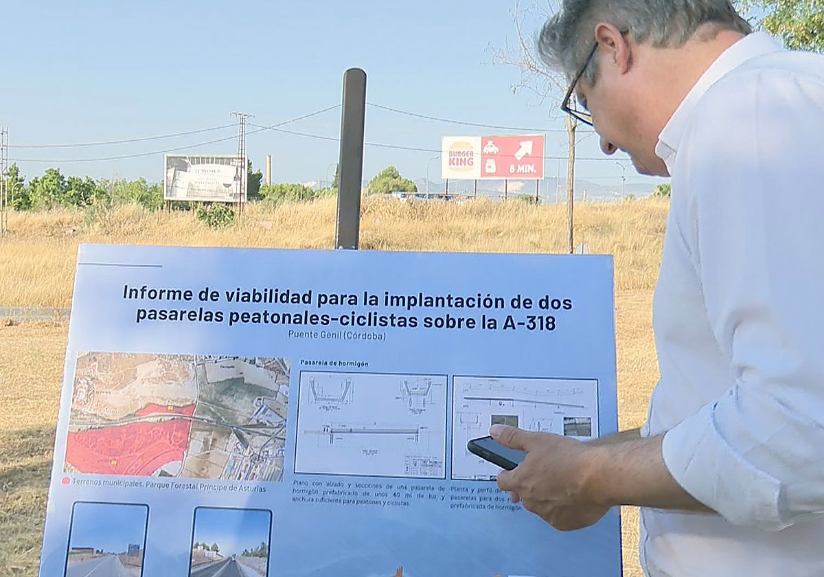 El alcalde de Puente Genil muestra el proyecto