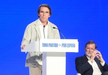 Aznar abraza el discurso de la centralidad y llama a «concentrar la confianza de una mayoría nacional ancha, a derecha y a izquierda»