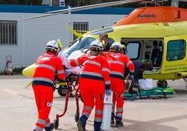 Tres trabajadores resultan heridos tras la rotura de una máquina en una orujera en Jaén