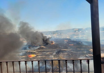 Oleada de incendios en varios puntos de Puente Genil: el alcalde denuncia que se trataría de un pirómano