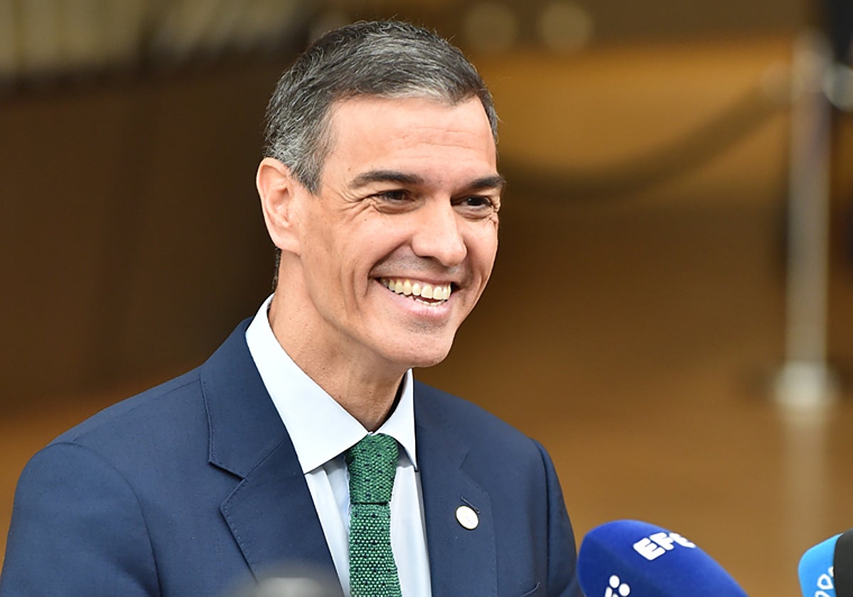 El presidente del Gobierno, Pedro Sánchez