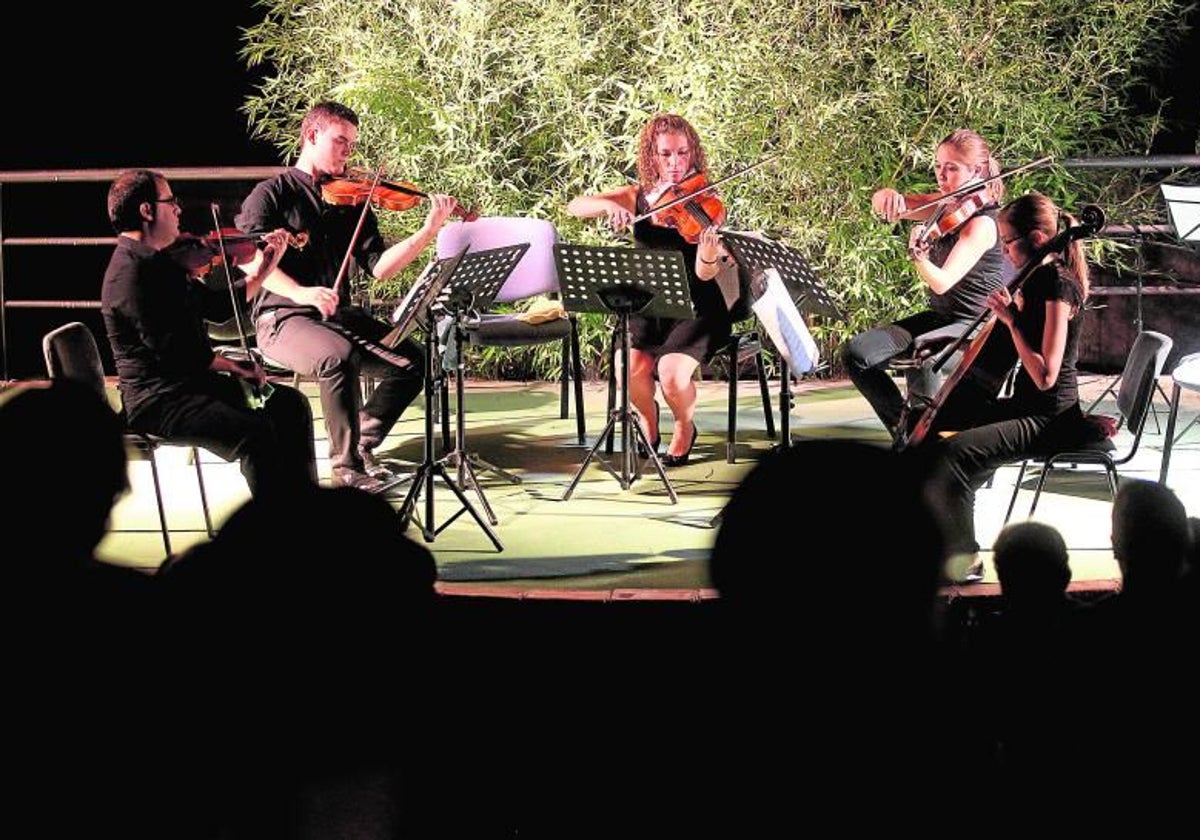 Una de las veladas musicales en el Real Jardín Botánico de Córdoba